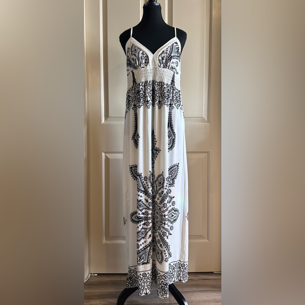 Black and White Maxi Dress